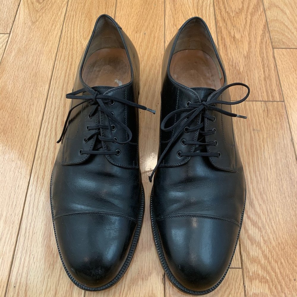 Salvatore Ferragamo Black Mens Oxfords - 11